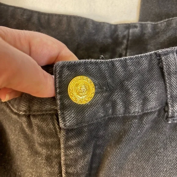 Unique High Waist True Vintage Leopard Gold Chic Pants Xr Jeans - Picture 4 of 13